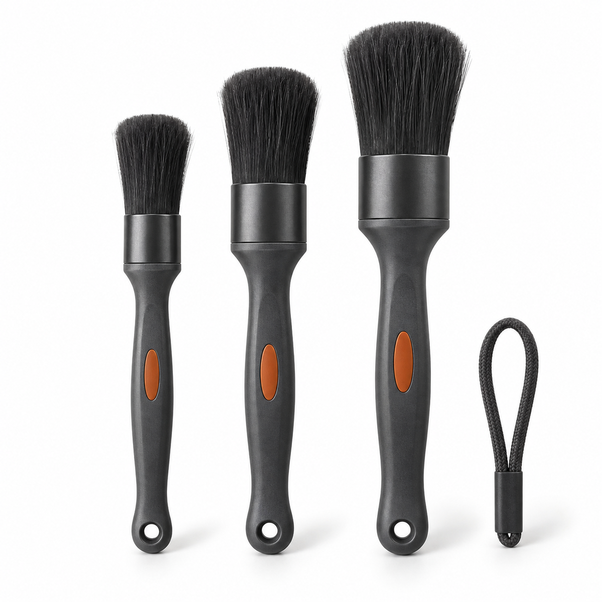 Lot de trois brosses pour l’entretien intérieur
