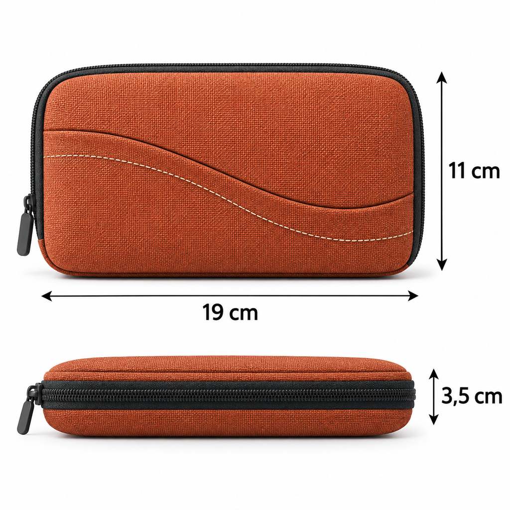 Étui de rangement pour câbles et petits accessoires