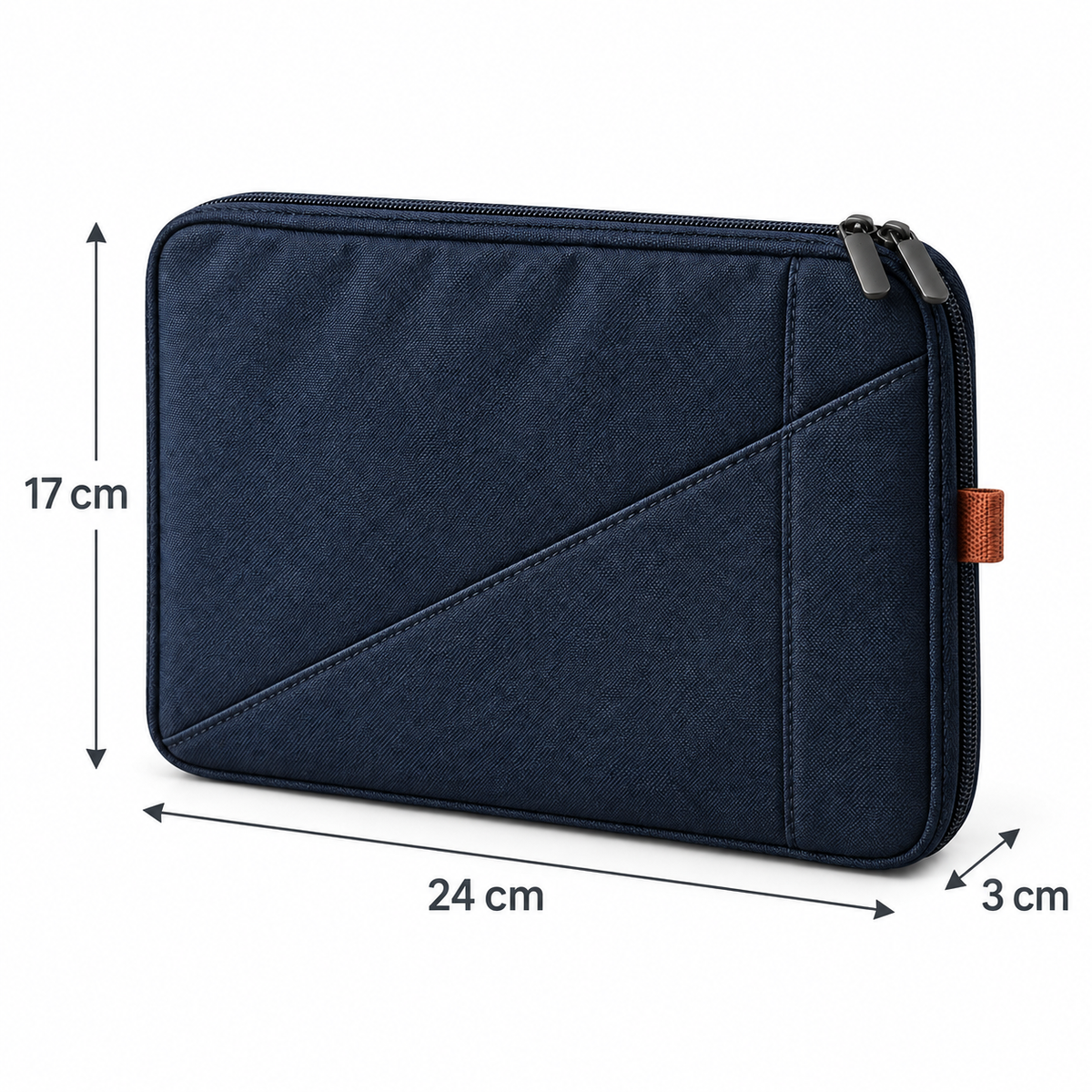 Pochette zippée pour documents automobiles